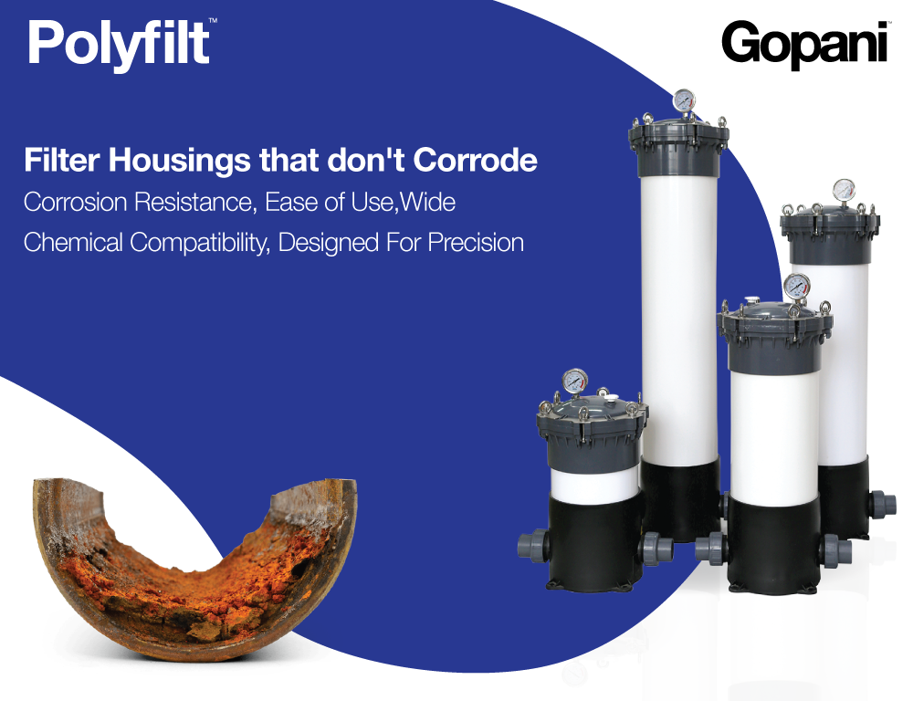 UPVC Filter Housings – A Sureshot Solution For Filtering Corrosive Liquids